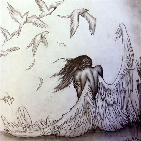 black angel drawing|free pencil drawings of angels.